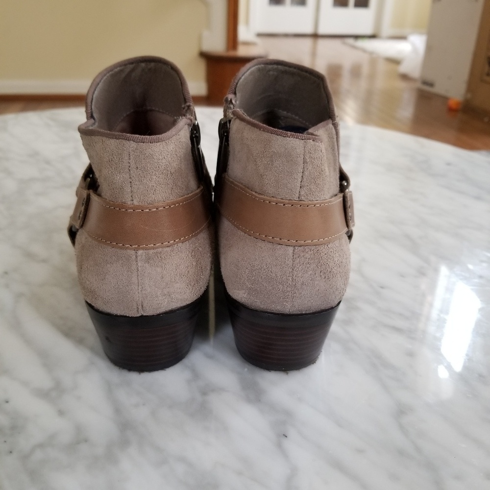 Sam Edelman Tan and Gray Ankle Booties - Picture 3 of 4